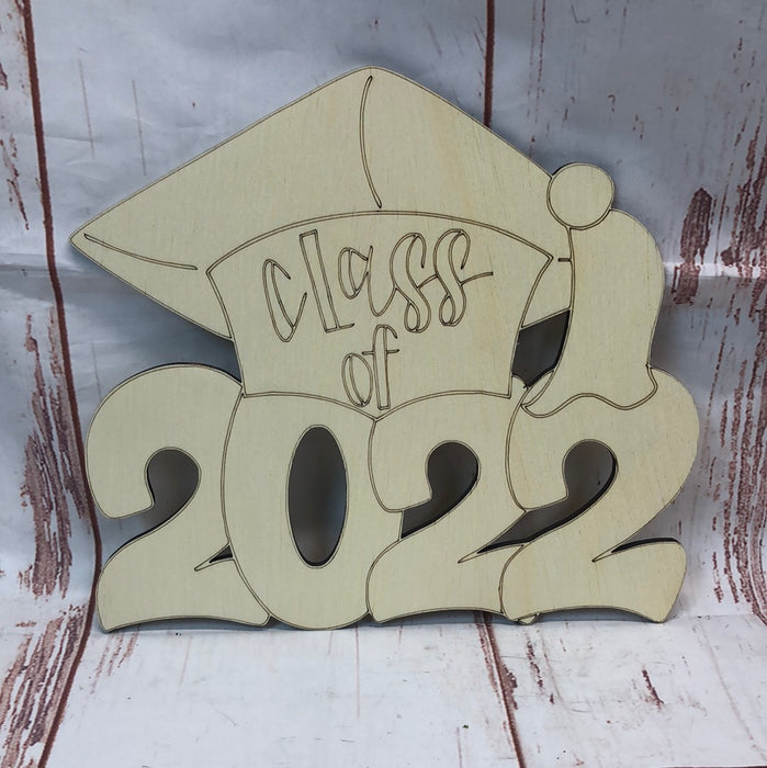 Class of 2022 Wreath Size Sign Blank