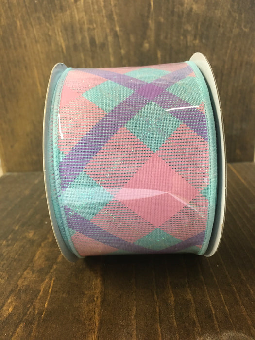 Pink, Purple, Aqua Ribbon