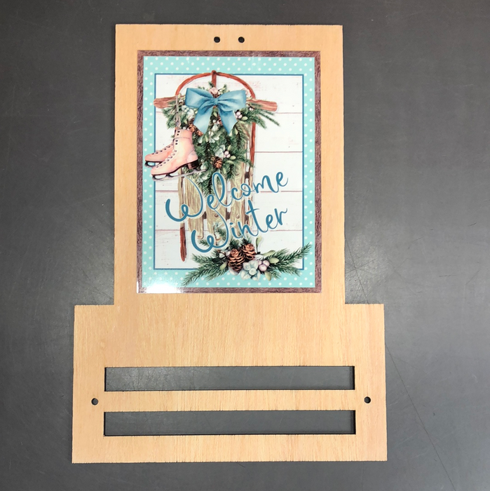 Sign Rail for 6 x 8 inch Metal Sign — Wild's Creek & Co.