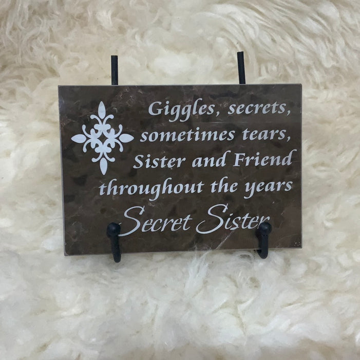 Secret Sister 4 x 6  tile