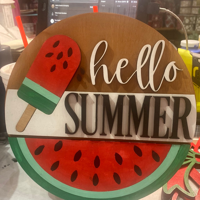 HELLO SUMMER SIGN