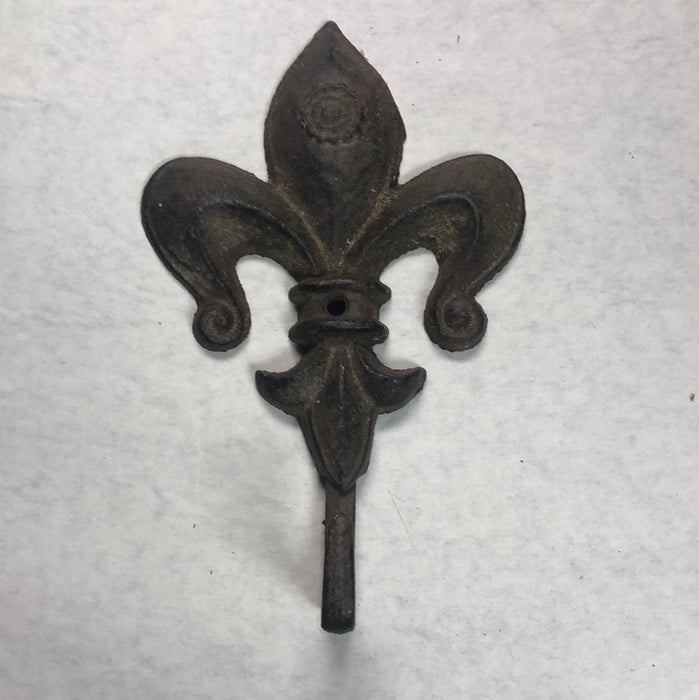 Metal Fleur De Lis Wall Hook