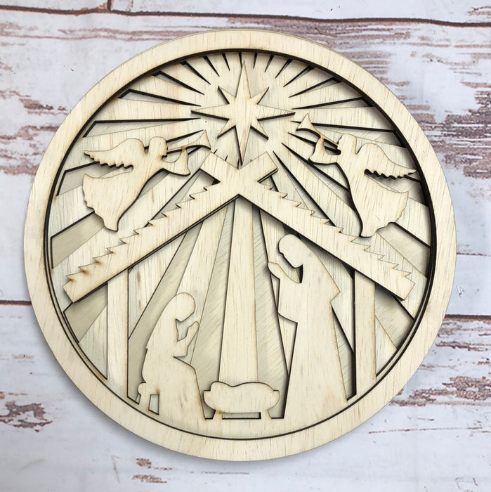 10" STACKED NATIVITY