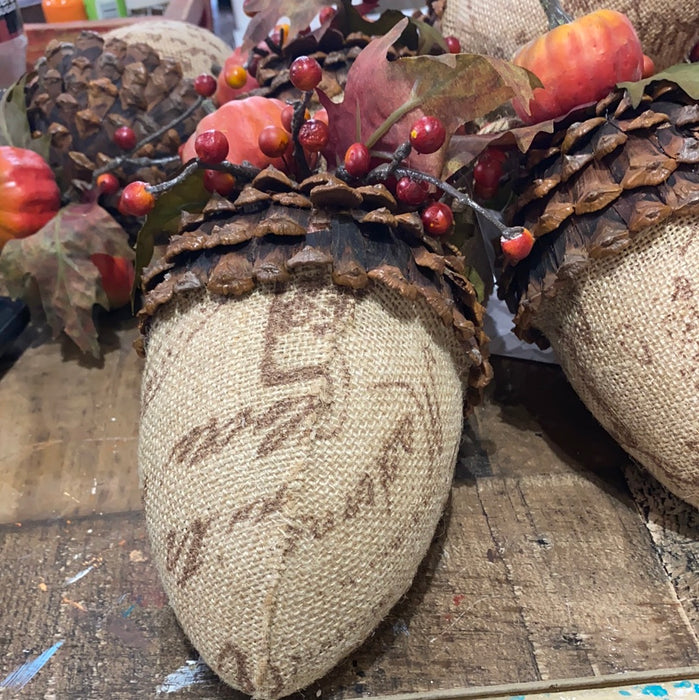 Burlap Acorn