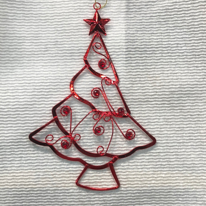 RED TREE ORNAMENT
