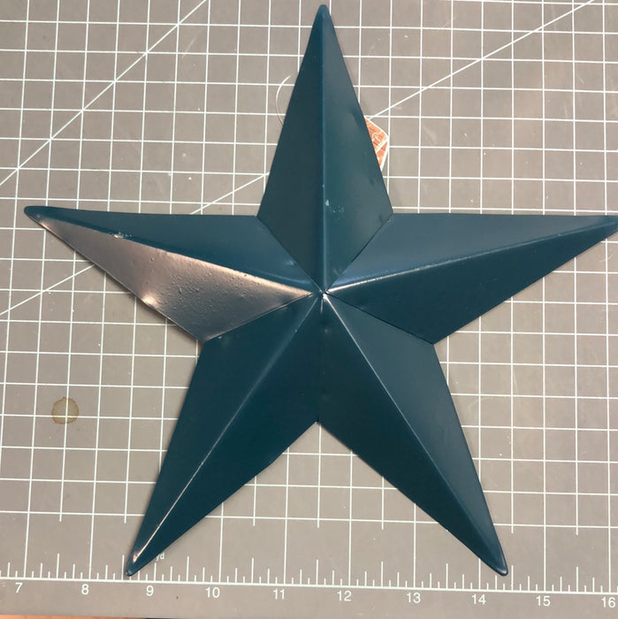 Blue Metal Star 9.5 inch
