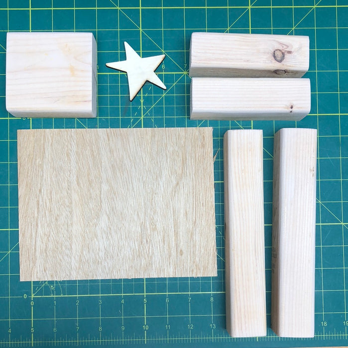 American Flag Shelf Sitter Kit