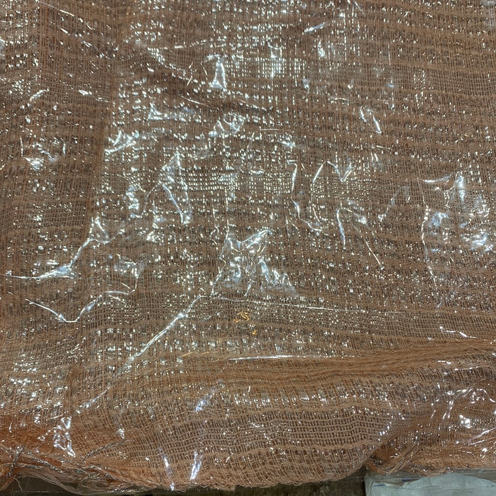 PEACH TINSEL SCARF