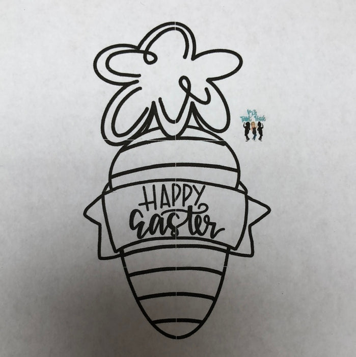Easter Carrot Door Hanger (unpainted)