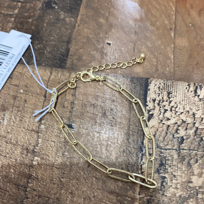 LIGHTWEIGHT 8" LINK CHAIN BRACELET