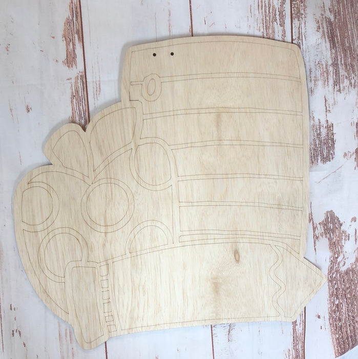 Paper Apple Pencil Door Hanger