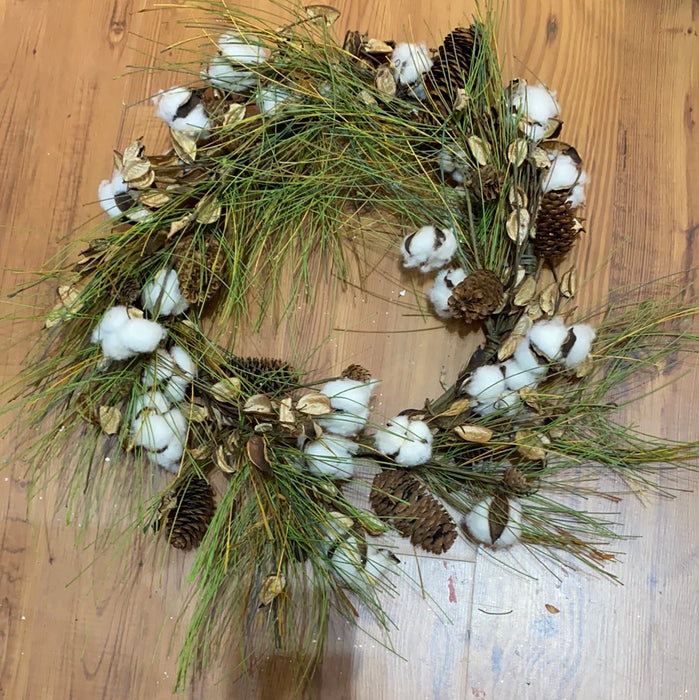 COTTON WREATH