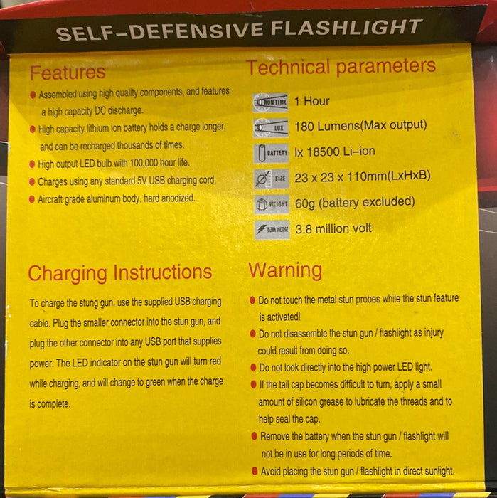 Self Defense Flashlight