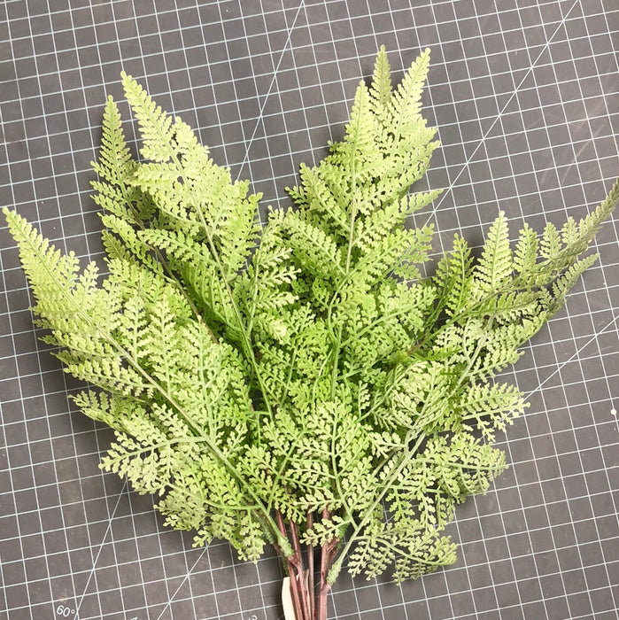 LIGHT GREEN PLASTIC FERN
