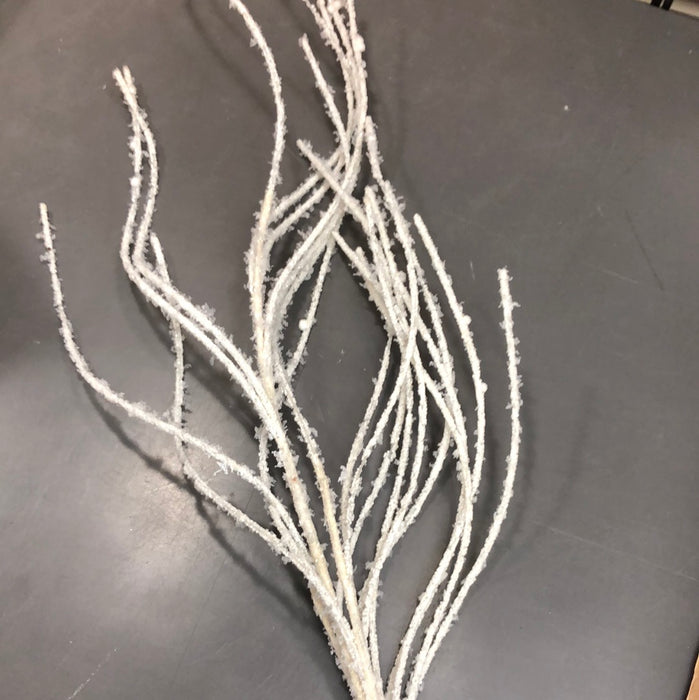 38 INCH WHITE TWIG SPRAY