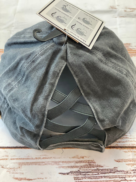 Ball Cap with Mask Holder