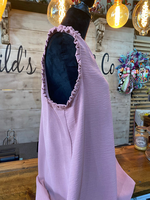 MAUVE RUFFLES