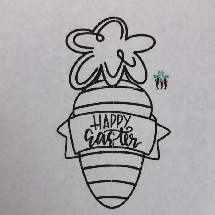 Easter Carrot Door Hanger (unpainted)