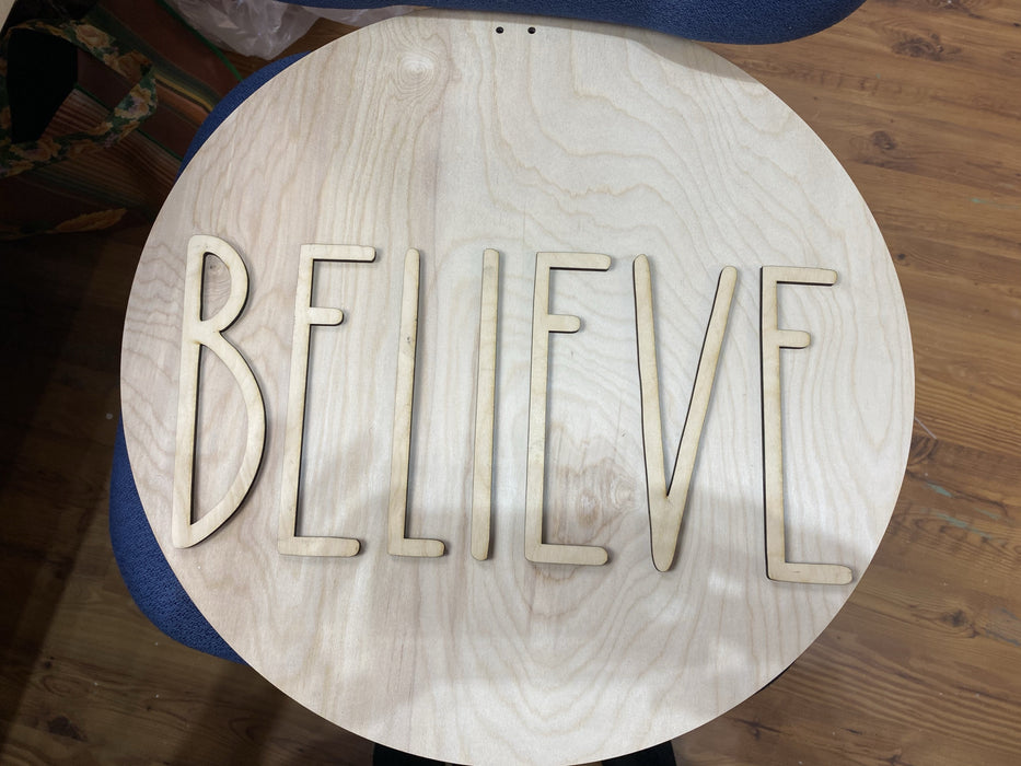 20” Round Believe Kit