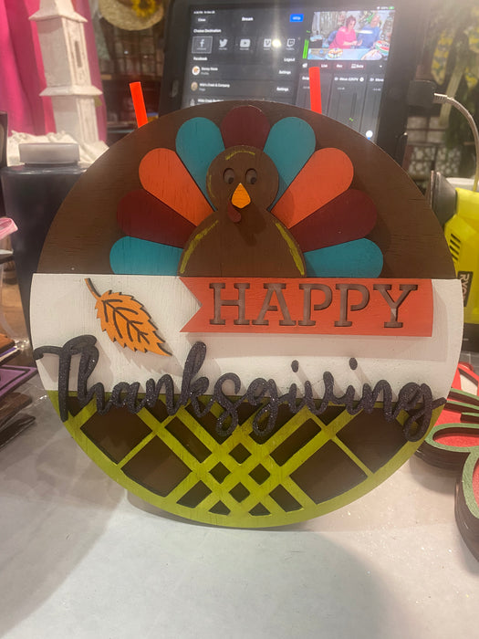 HAPPY THANKSGIVING SIGN