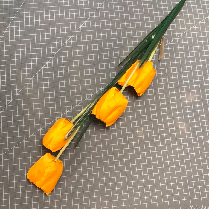 LARGE YELLOW TULIP STEM 40 INCH