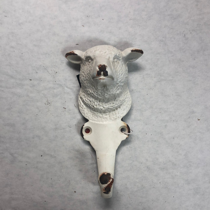 Metal Sheep Head Wall Hook