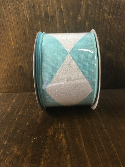 Aqua Diamond Ribbon
