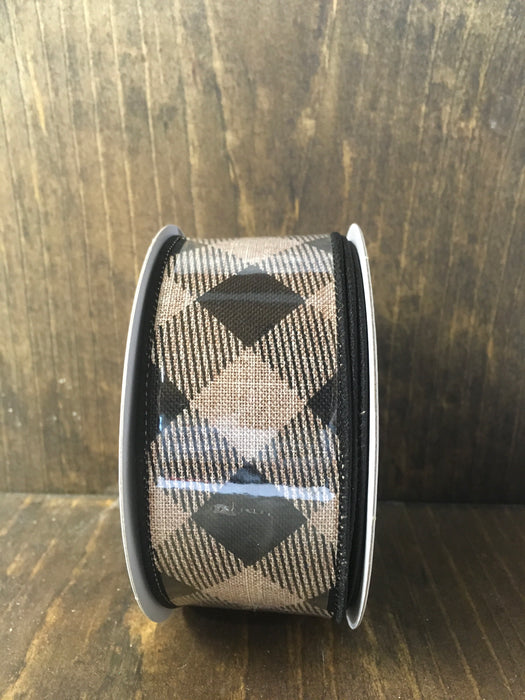 Black/Brown Check