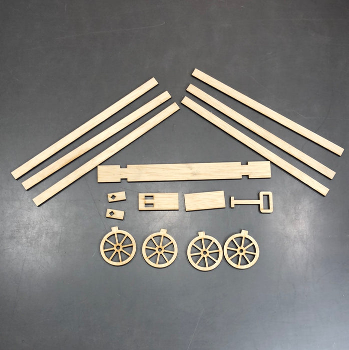 Wagon Shelf Sitter (UNPAINTED)
