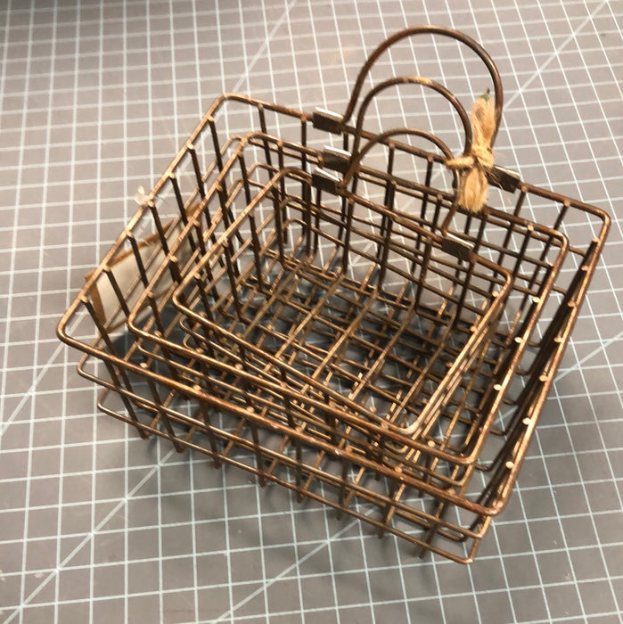 Trio Basket Set with Hanger