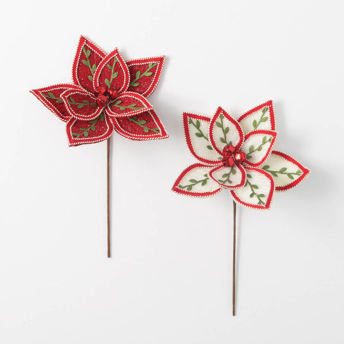 FELT POINTSETTIA